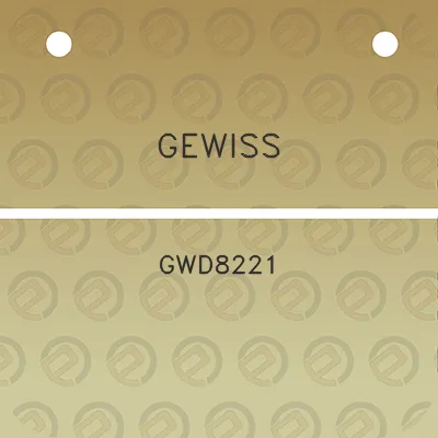 gewiss-gwd8221