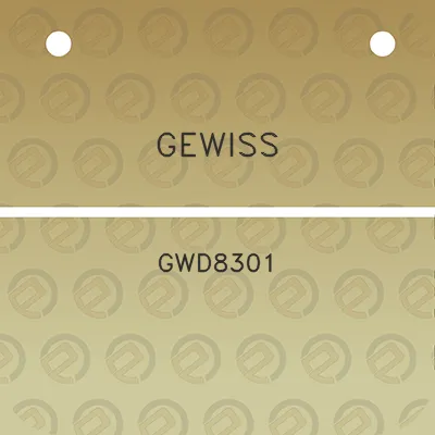 gewiss-gwd8301