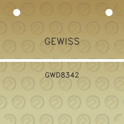 gewiss-gwd8342