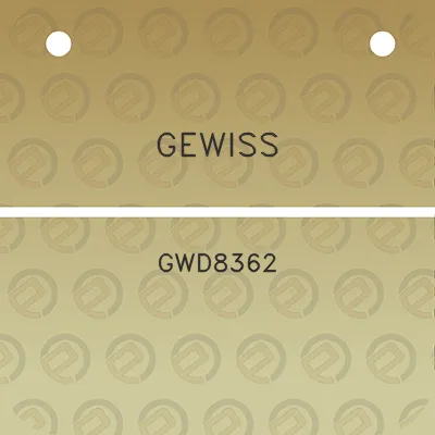 gewiss-gwd8362