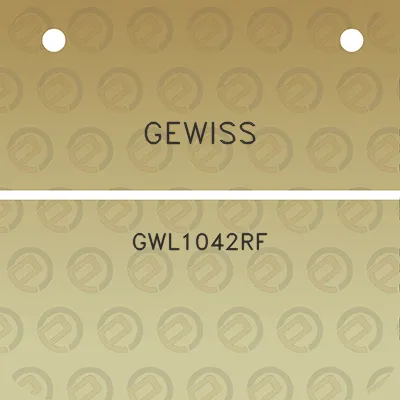 gewiss-gwl1042rf