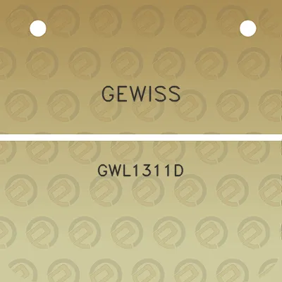 gewiss-gwl1311d