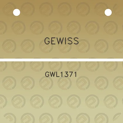 gewiss-gwl1371