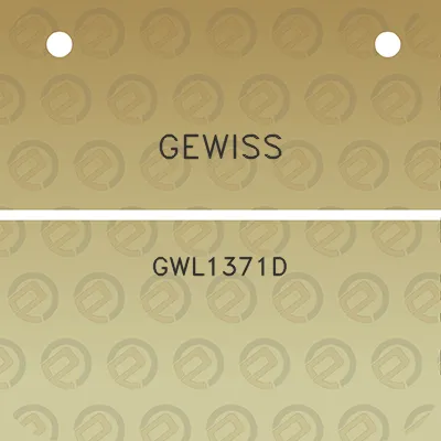 gewiss-gwl1371d