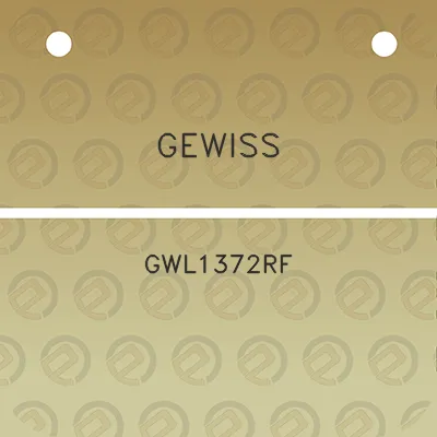 gewiss-gwl1372rf