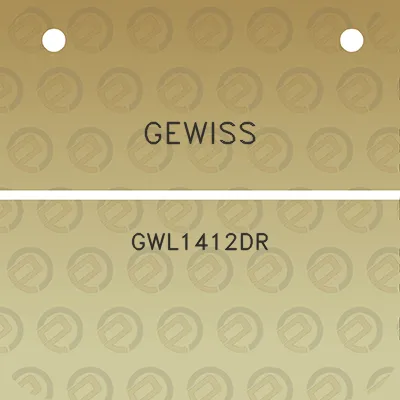 gewiss-gwl1412dr