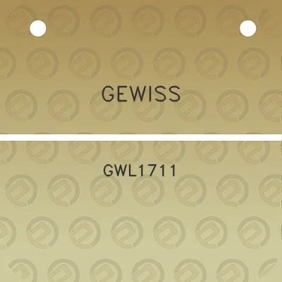 gewiss-gwl1711