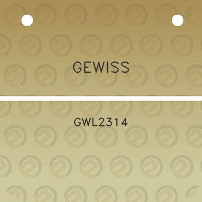 gewiss-gwl2314