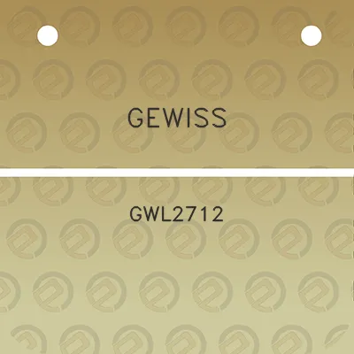 gewiss-gwl2712