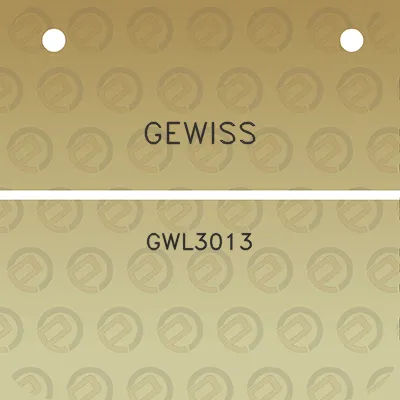 gewiss-gwl3013