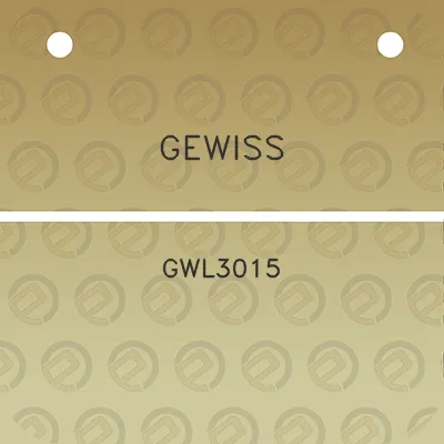 gewiss-gwl3015