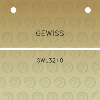 gewiss-gwl3210