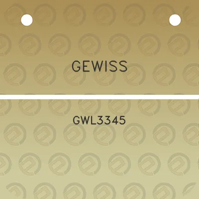 gewiss-gwl3345