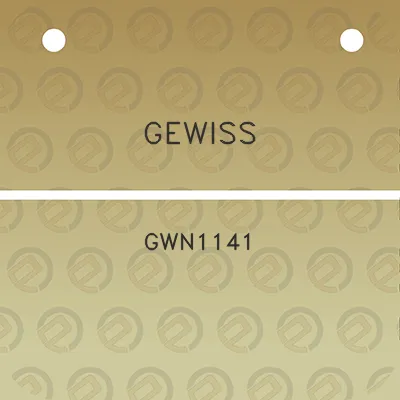 gewiss-gwn1141