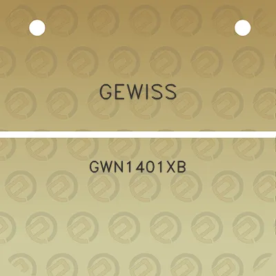 gewiss-gwn1401xb