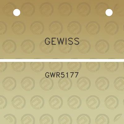 gewiss-gwr5177