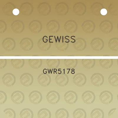 gewiss-gwr5178