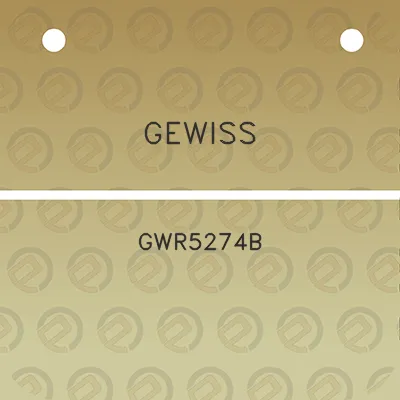 gewiss-gwr5274b