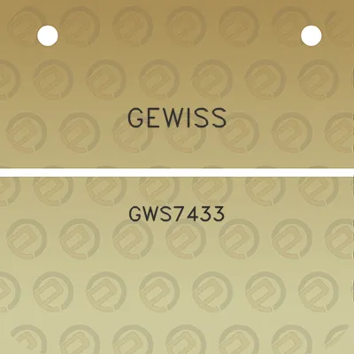 gewiss-gws7433