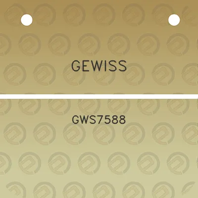 gewiss-gws7588