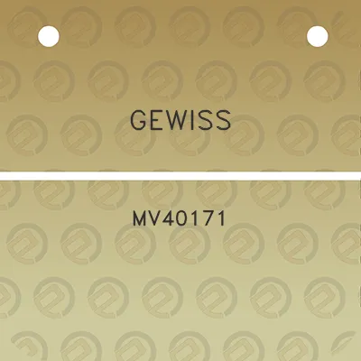 gewiss-mv40171