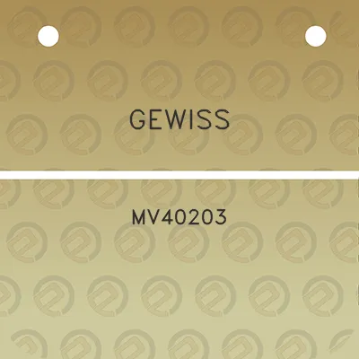 gewiss-mv40203