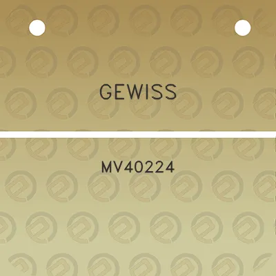gewiss-mv40224