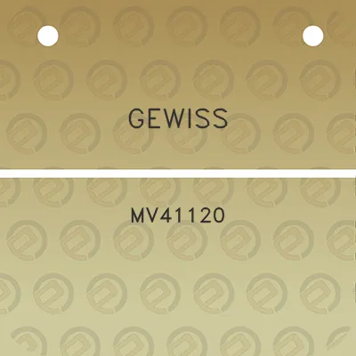 gewiss-mv41120