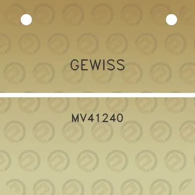 gewiss-mv41240