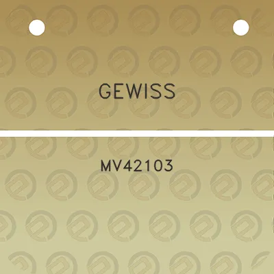gewiss-mv42103