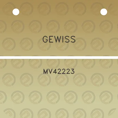 gewiss-mv42223
