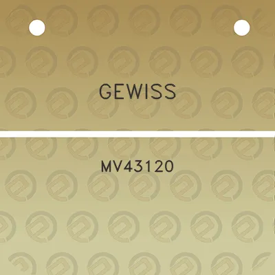 gewiss-mv43120