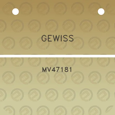 gewiss-mv47181