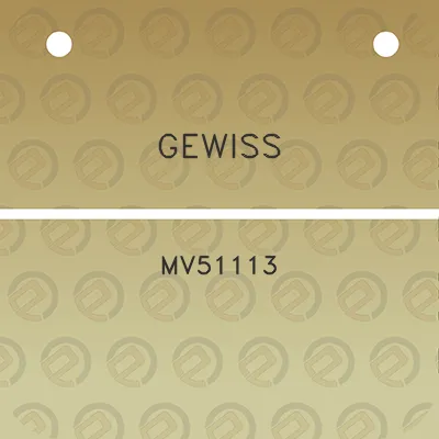 gewiss-mv51113