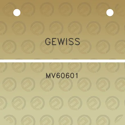 gewiss-mv60601