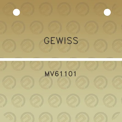 gewiss-mv61101