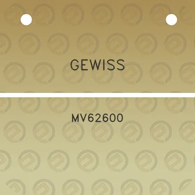 gewiss-mv62600