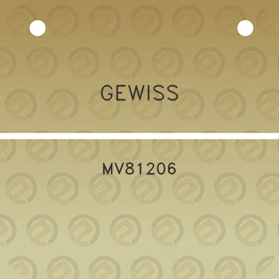 gewiss-mv81206