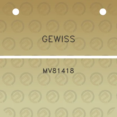 gewiss-mv81418