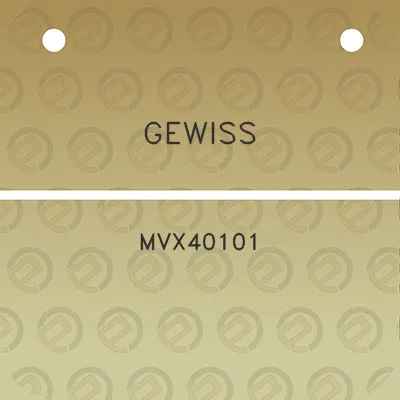 gewiss-mvx40101