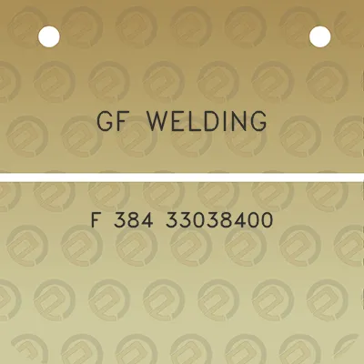 gf-welding-f-384-33038400