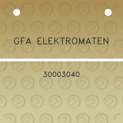 gfa-elektromaten-30003040