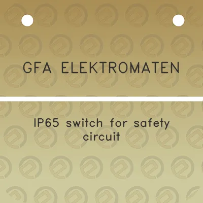 gfa-elektromaten-ip65-switch-for-safety-circuit