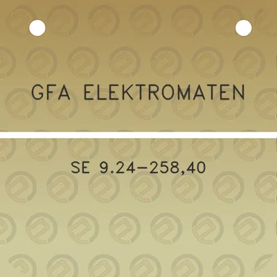 gfa-elektromaten-se-924-25840