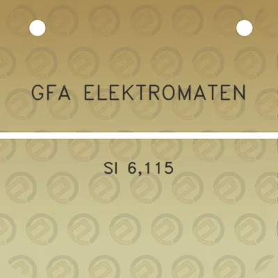 gfa-elektromaten-si-6115