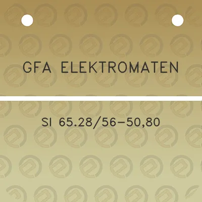 gfa-elektromaten-si-652856-5080