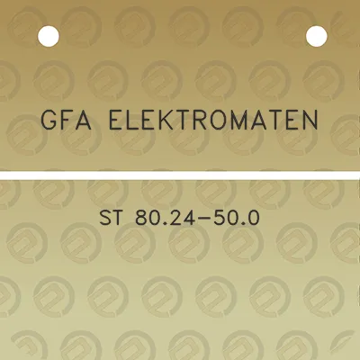 gfa-elektromaten-st-8024-500