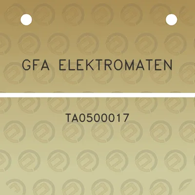 gfa-elektromaten-ta0500017