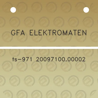 gfa-elektromaten-ts-971-2009710000002