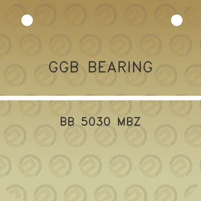 ggb-bearing-bb-5030-mbz